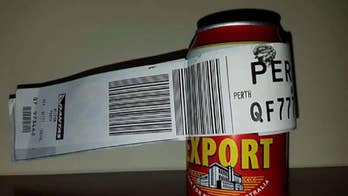 Qantas passenger checks single can of beer for flight across Australia