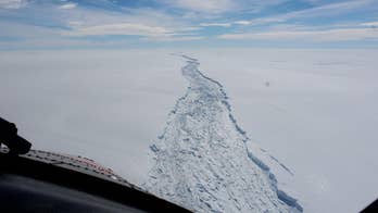 Giant iceberg that broke off Antarctica is now stuck, potentially posing a threat