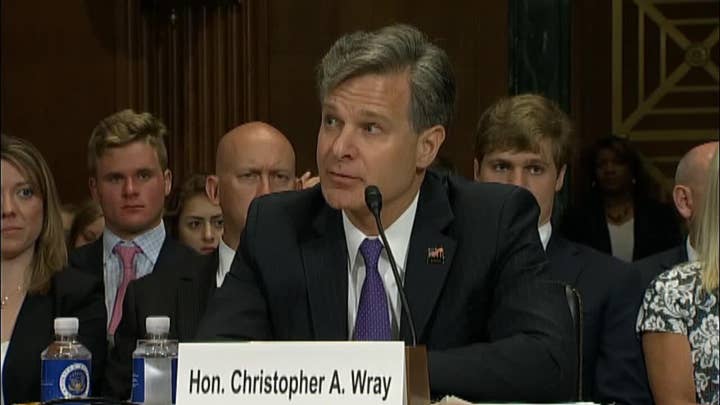 Wray on Fmr FBI Directors Comey, Mueller