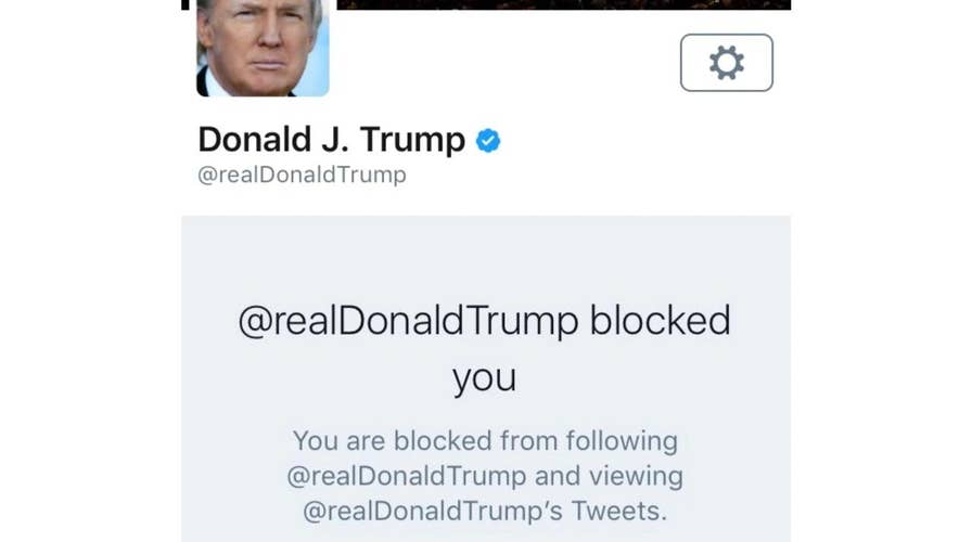 President Trump sued over blocking Twitter users