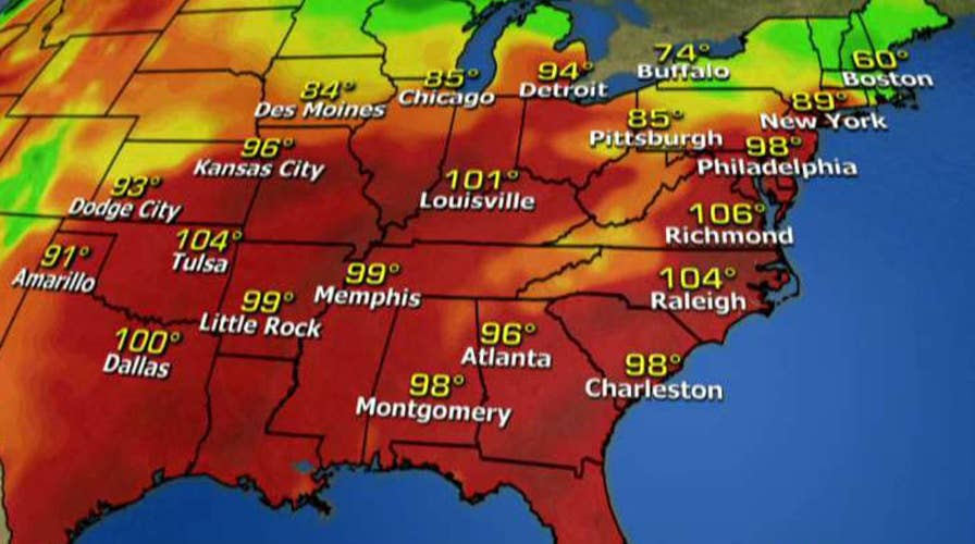 National forecast for Thursday, July 13
