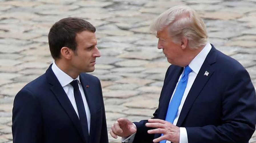 How Trump, Macron policies compare on key global issues