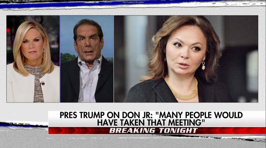 Krauthammer: Donald Jr. Story 'First Empirical Evidence' of Collusion