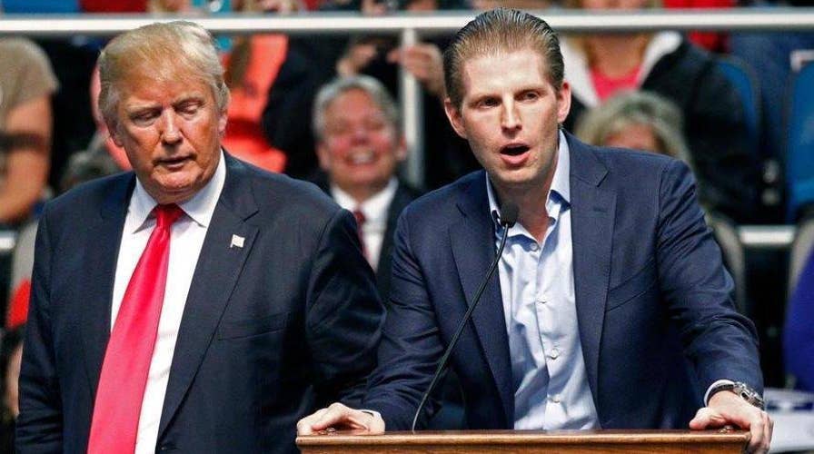 President defends Trump Jr. amid controversy in Paris speech