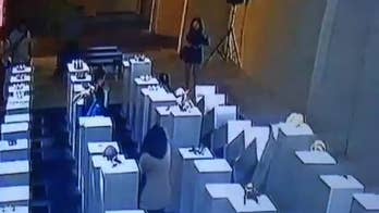 Woman's selfie causes $200,000 of damage to LA art exhibit