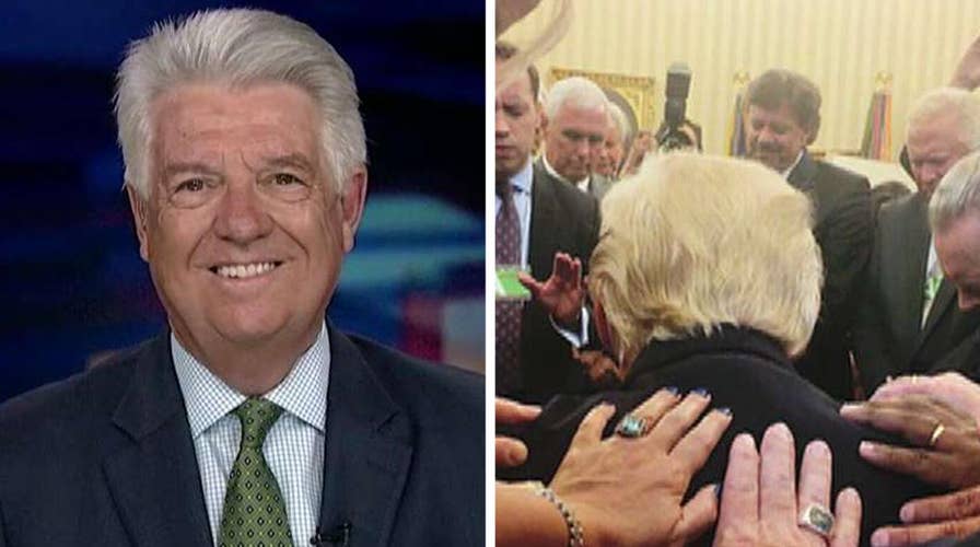 Evangelical pastor talks praying with the president