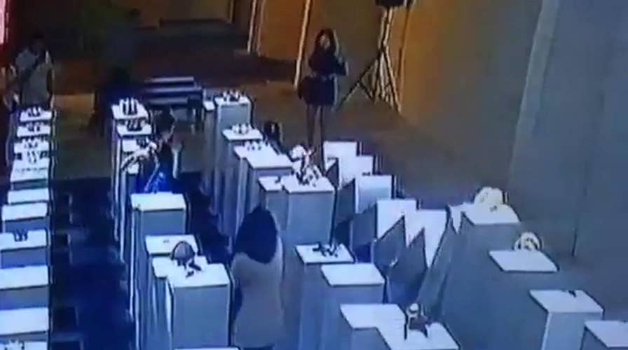 Is it a stunt? Selfie-taker causes major damage to art