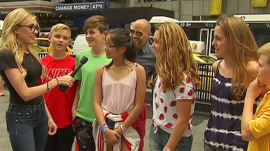 Tourists explain why they came to New York City to relax