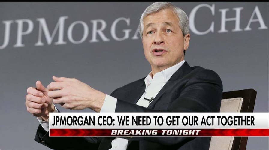 JPMorgan Chase CEO Says Gridlock in Washington Has Hurt the Economy