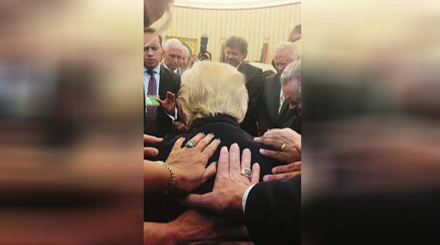 The truth behind the Oval Office prayer circle