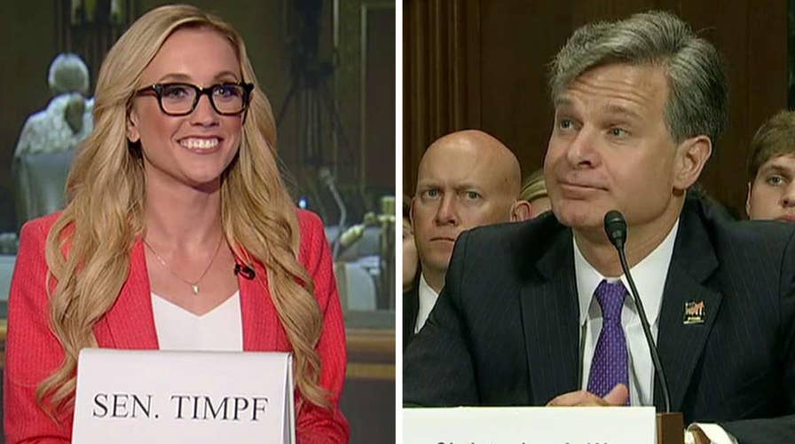 'Senator Timpf' questions the FBI director nominee
