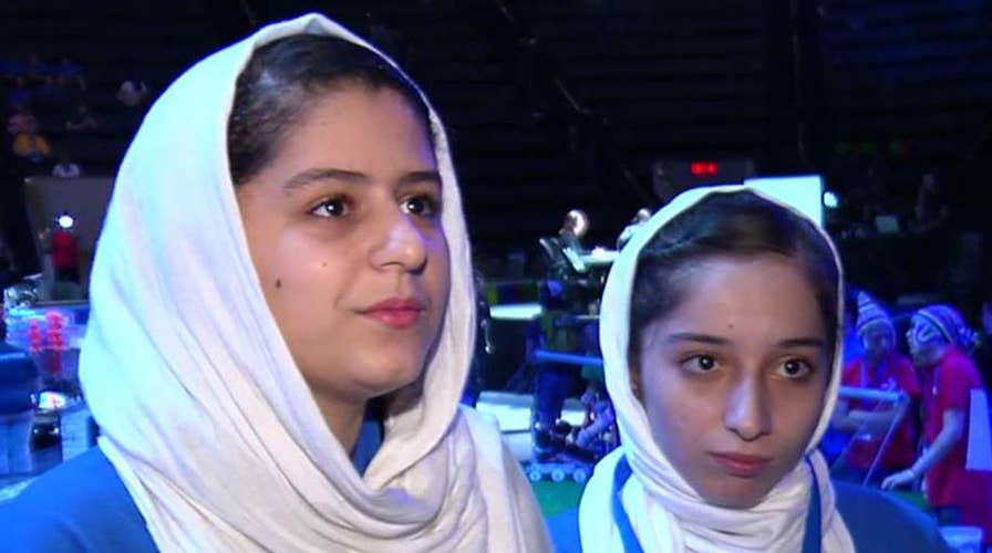 Trump helps Afghan girls' robotics team compete in US