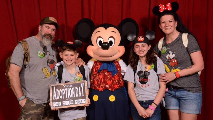 Disney helps adoption dream come true