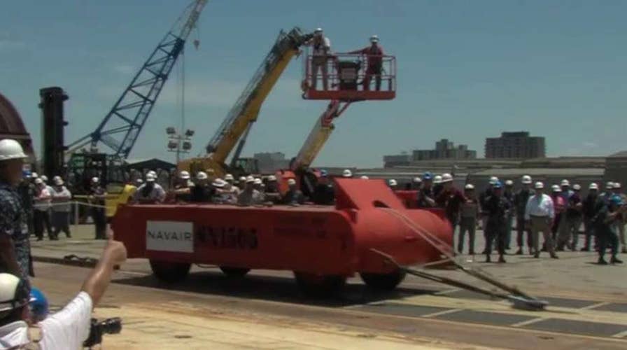 USS Gerald Ford features new aircraft launch system