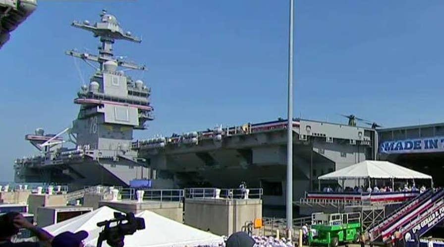 USS Gerald R. Ford features innovative new technology