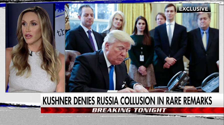 Lara Trump reacts to Kushner Speech