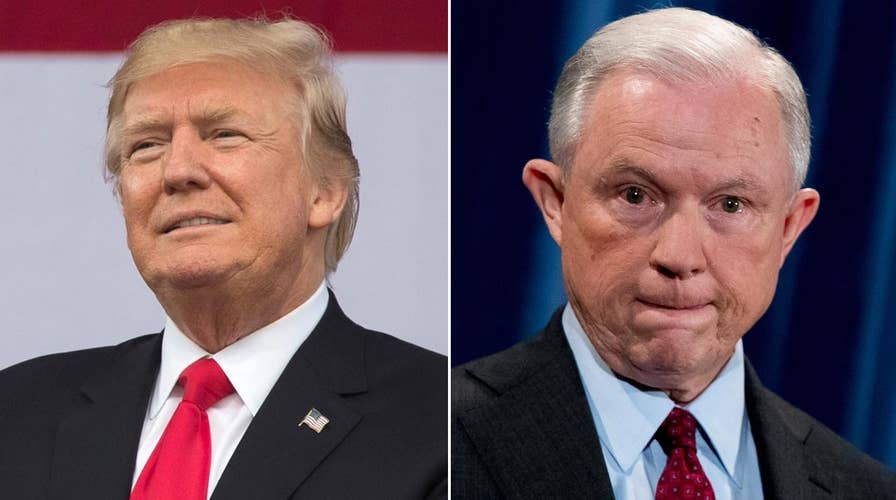 Trump targets Sessions for 'weak' position on Clinton