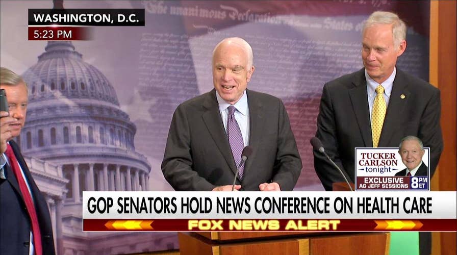 John McCain Riffs on Graham's Phone