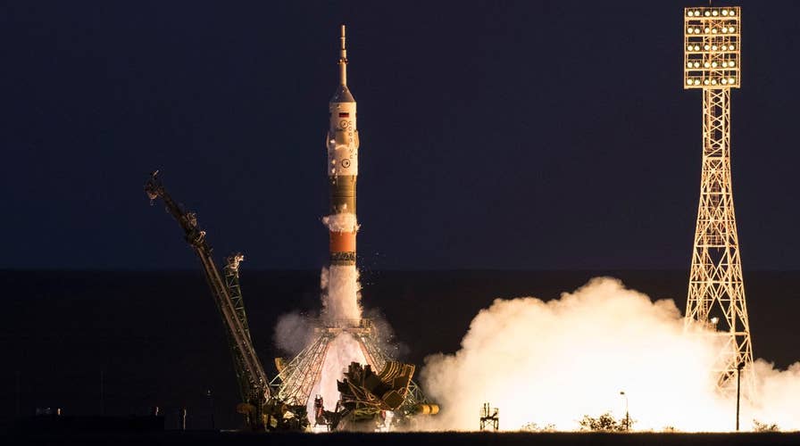 NASA astronaut blasts off on mission to ISS