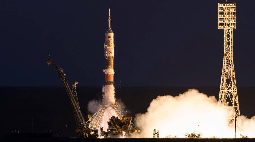 NASA astronaut blasts off on mission to ISS