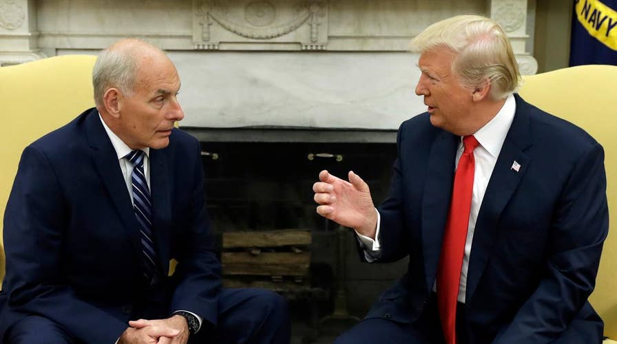 Trump welcomes Kelly to White House amid North Korea threat