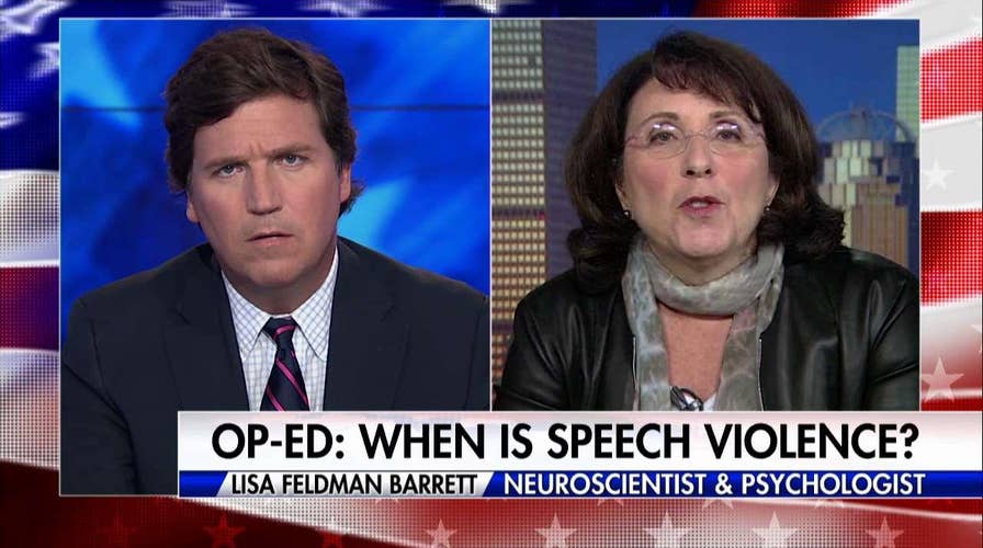 Tucker Battles Professor on Hate Speech