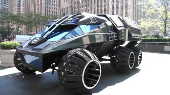 NASA shows off Batmobile-like Mars rover prototype