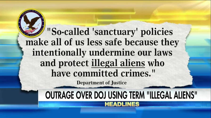 DOJ Uses Term "Illegal Alien"