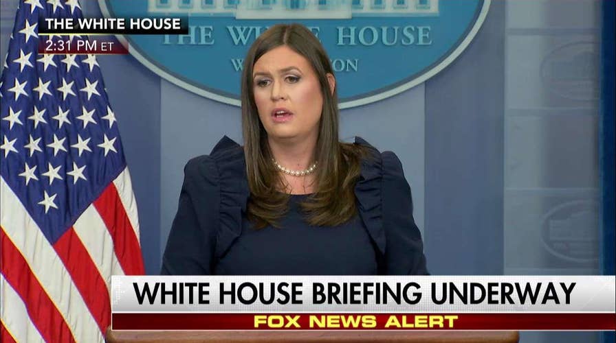 Huckabee Sanders Rips Into Media: 'You Want to Create a Narrative That Doesn't Exist'