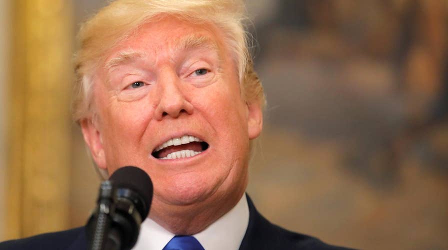 President Trump takes credit for rapidly rising stock market