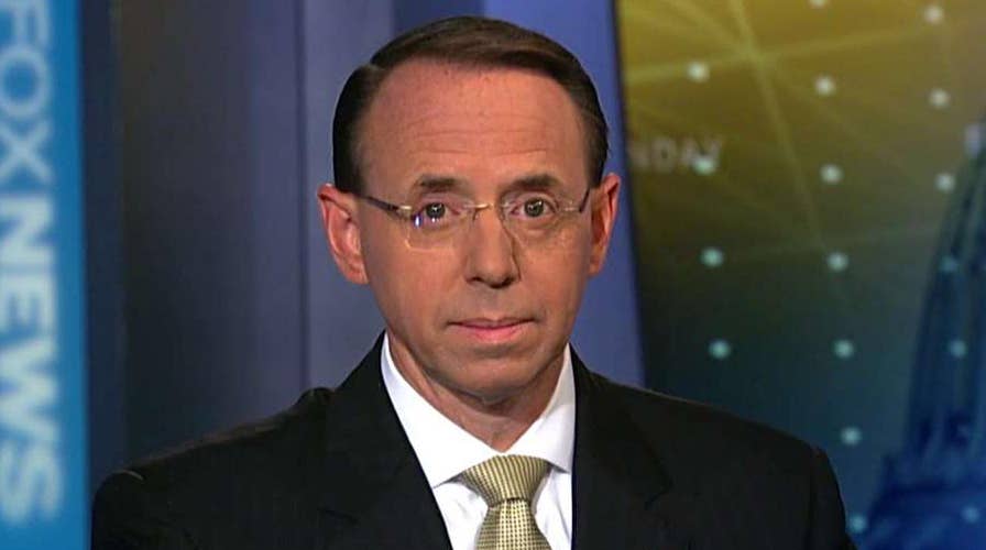 Rod Rosenstein addresses efforts to stop White House leaks