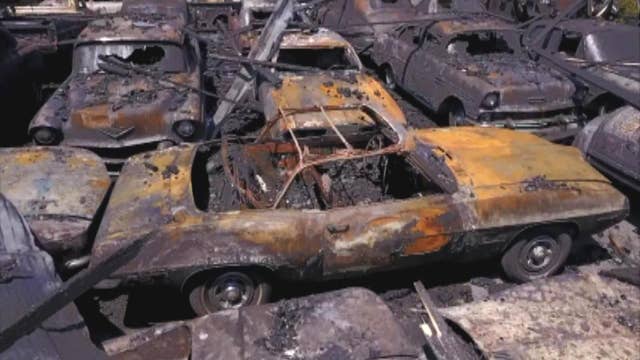 Massive five-alarm fire destroys over 100 classic cars| Latest News