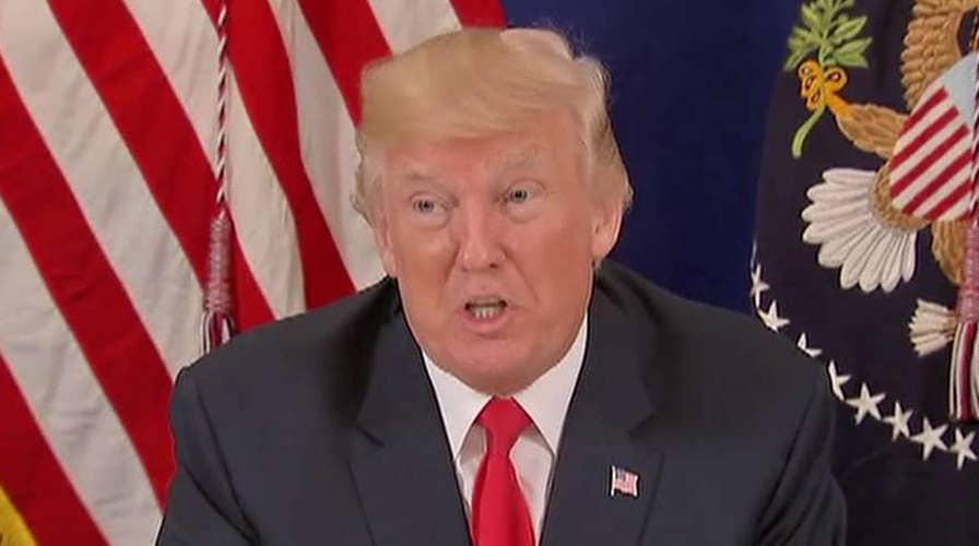 Trump on North Korea: Military solutions are locked in place