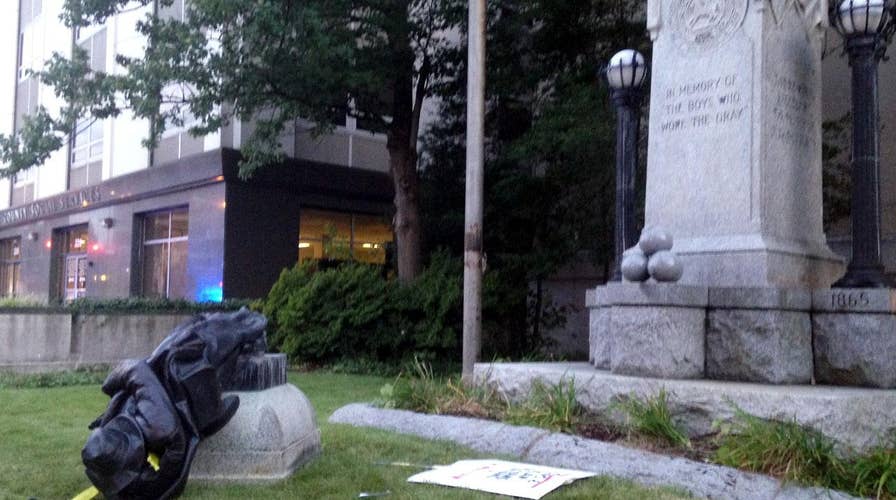 Rumors swirl of vigilante threats to Confederate statues