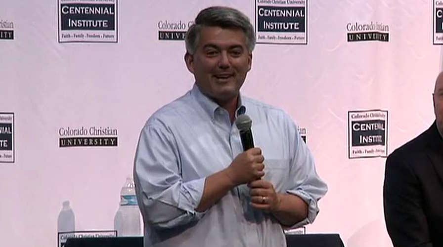 Colorado senator addresses rowdy crowd at town halls