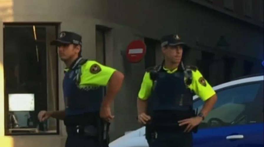 Police in Spain search for van driver