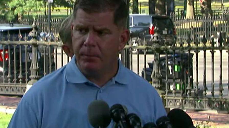 Boston mayor: Thanks for sharing message of love, not hate