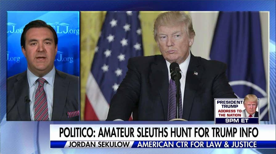 Amateur sleuths looking at Trump info