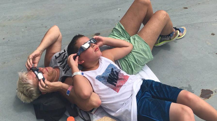 Thousands flock to Charleston to see last leg of the eclipse