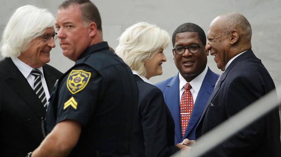 Bill Cosby arrives at court for pretrial conference