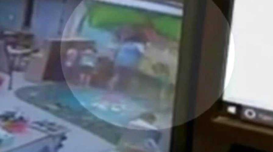 Daycare worker caught on camera throwing 5-year-old arrested
