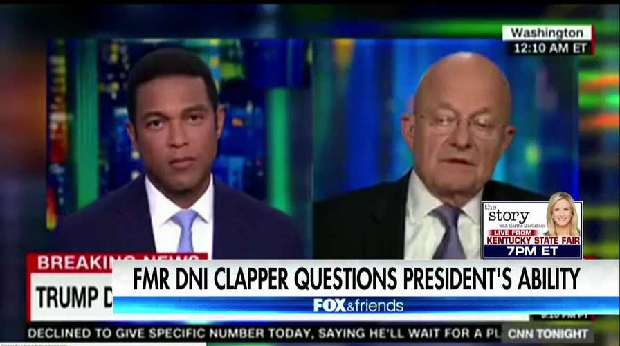 Clapper questions Trump's fitness