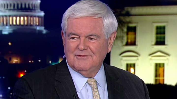 Gingrich: Trump divide getting wider, Left is crazier