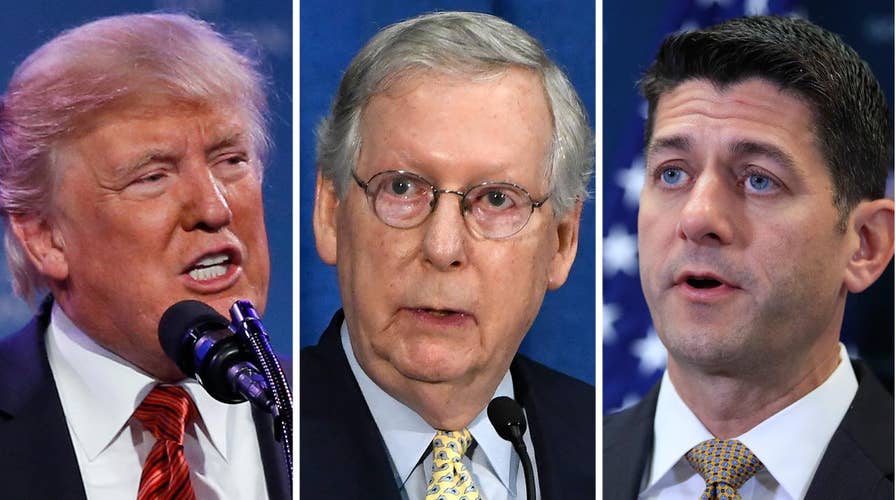 Trump blames McConnell, Ryan for looming debt ceiling battle