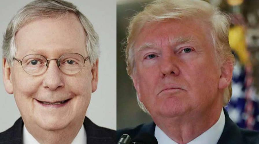 President Trump slams McConnell for health care failure