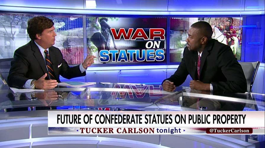 Tucker weighs in on the Confederate statue debate
