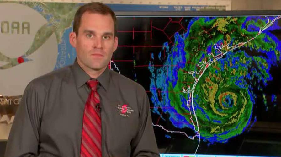 National Hurricane Center warns of Hurricane Harvey threat