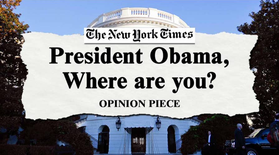 'Obama, Where Are You?': Op-Ed Calls for Obama to Come Back