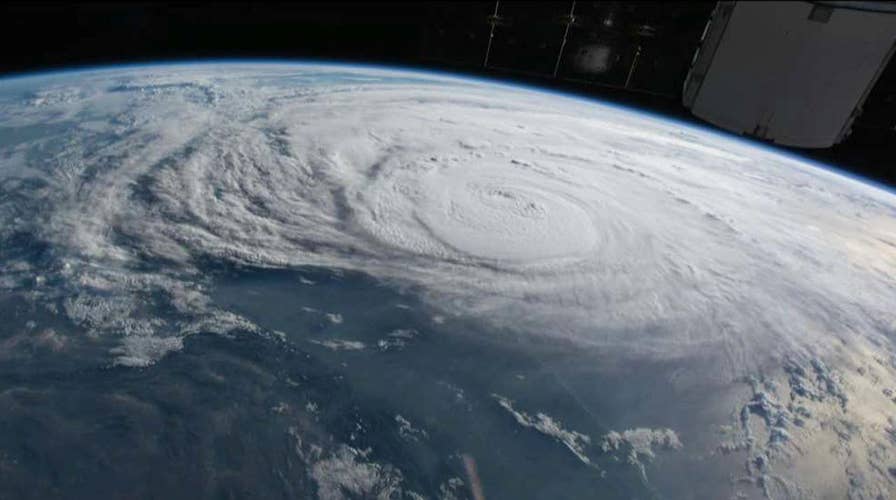 Viewing Hurricane Harvey from International Space Station