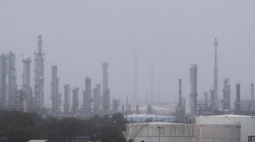 Hurricane Harvey shuts down oil refineries along Gulf Coast